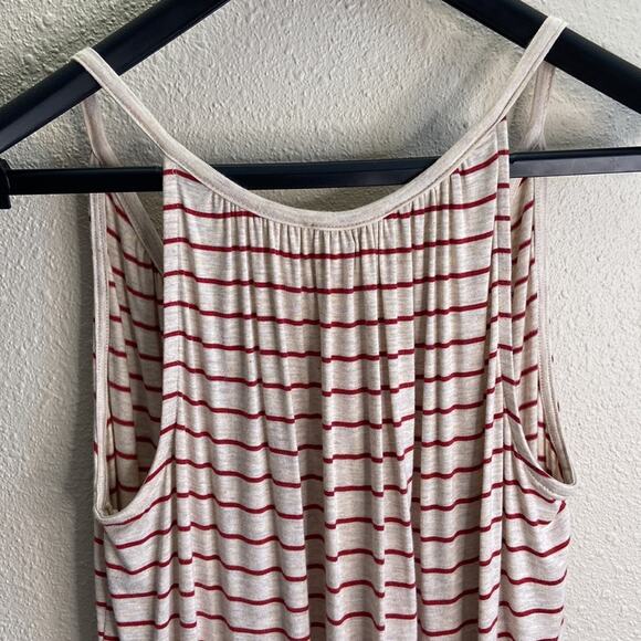 NWT Max Studio Women Red Stripe Slouch Style Tank Top Blouse Size S - Picture 4 of 5